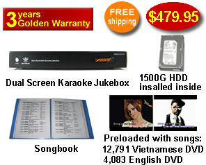 Vietnamese Karaoke Player with English songs & Vietnamese DVD songs 